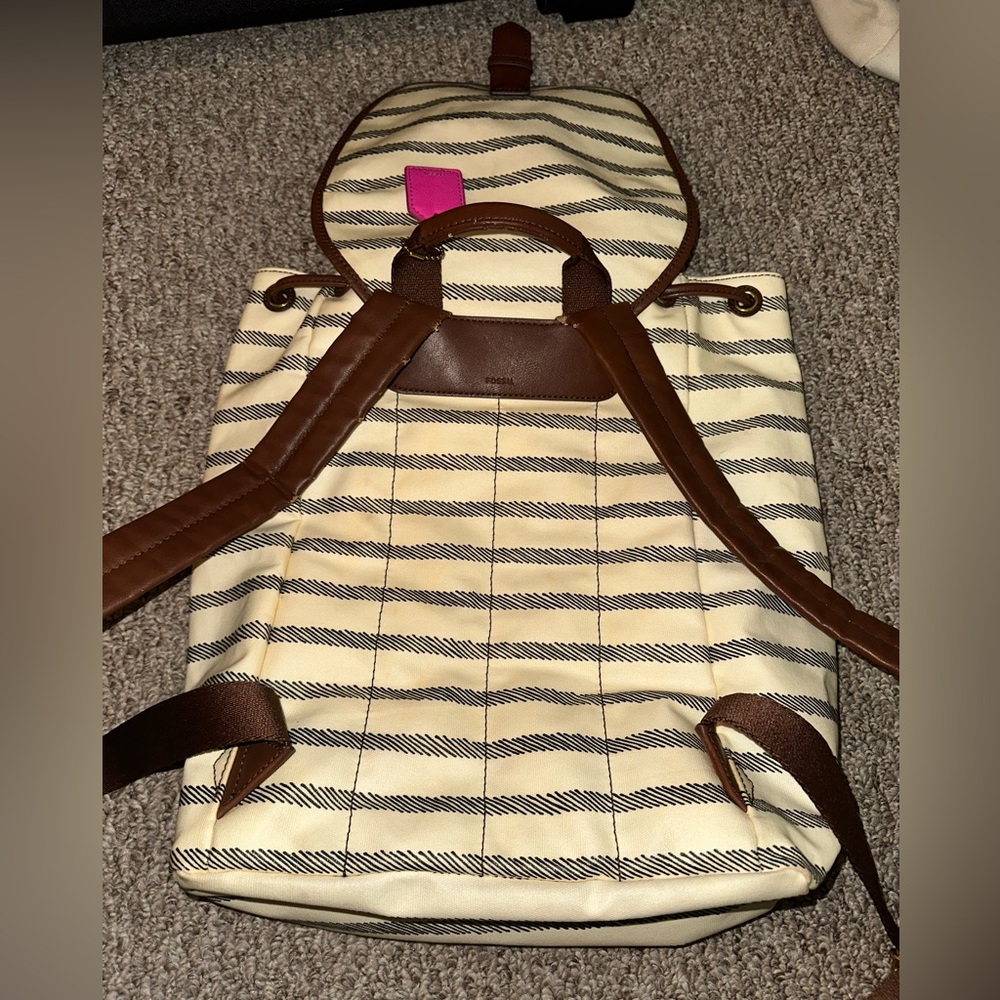 FOSSIL Coated Canvas Backpack - Picture 5 of 15